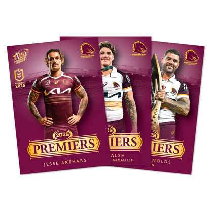 2025 NRL Brisbane Broncos Premiers Limited Edition Card Set